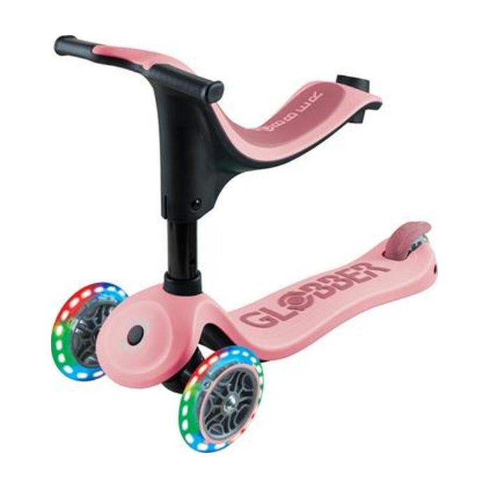 Самокат Globber Go Up Sporty Led пастельно-рожевий (452-710-4) зображення 2