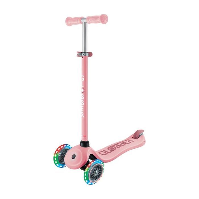 Самокат Globber Go Up Sporty Led пастельно-рожевий (452-710-4) зображення 3