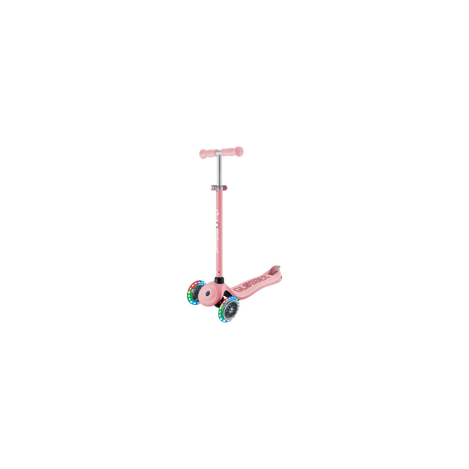 Самокат Globber Go Up Sporty Led пастельно-рожевий (452-710-4) зображення 3