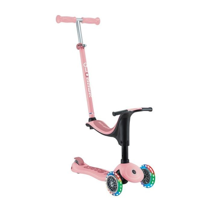 Самокат Globber Go Up Sporty Led пастельно-рожевий (452-710-4) зображення 5