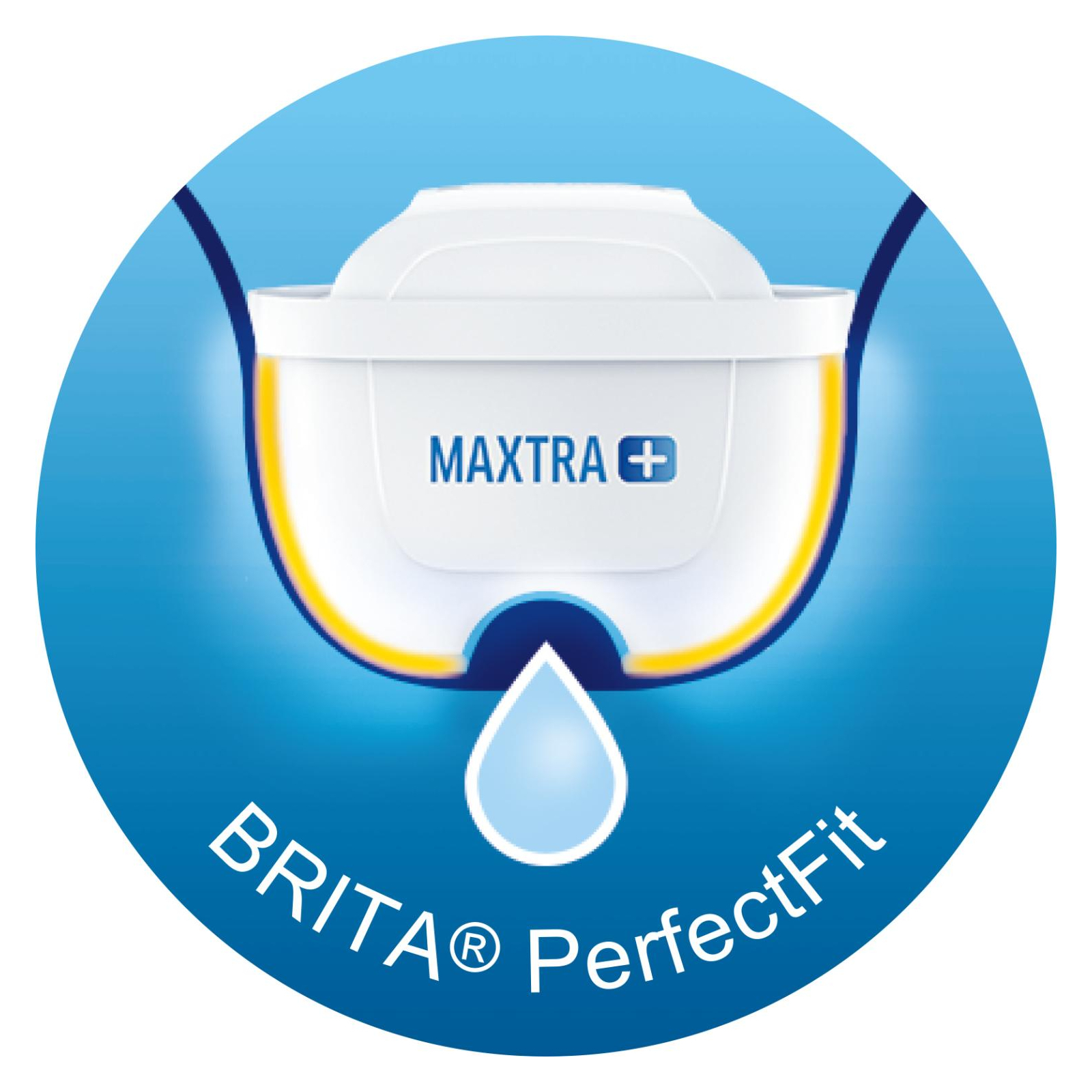 Фільтр-глечик Brita Marella XL Memo + 2 картриджа, 3.5л, синій (1040565) зображення 8