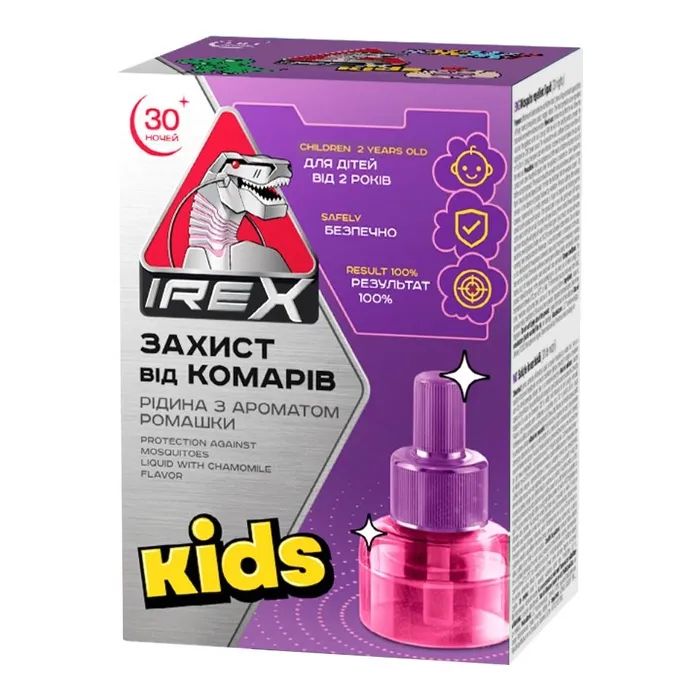 Жидкость для фумигатора iRex Kids От комаров 30 ночей (4820184442450)