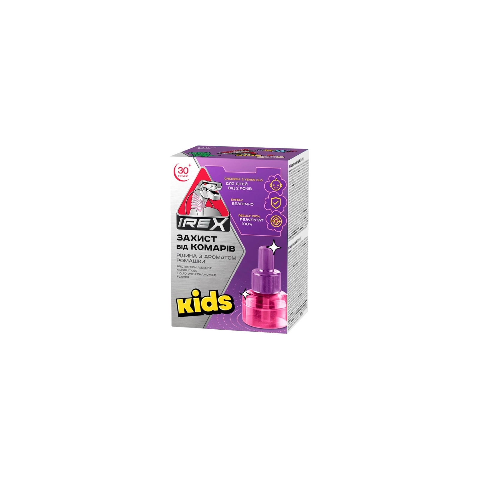 Жидкость для фумигатора iRex Kids От комаров 30 ночей (4820184442450)