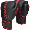 Боксерские перчатки RDX F6 Kara Matte Red 12 унцій (BGR-F6MR-12OZ) изображение 2