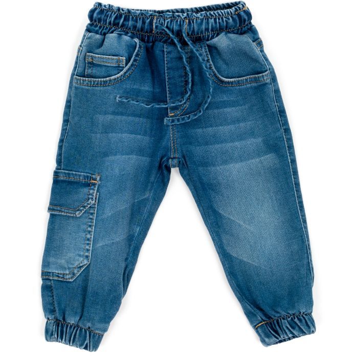Джинсы детские Breeze на резинке (14758-98-blue)
