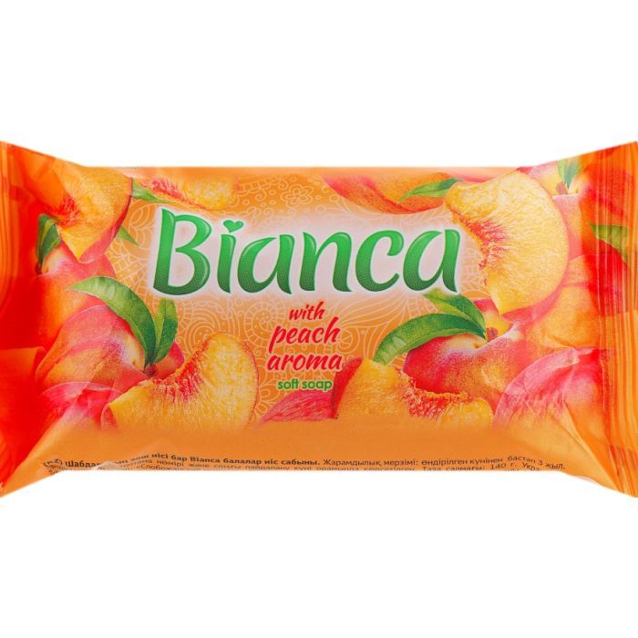 Твердое мыло Bianca С ароматом персика 140 г (4820023369672)
