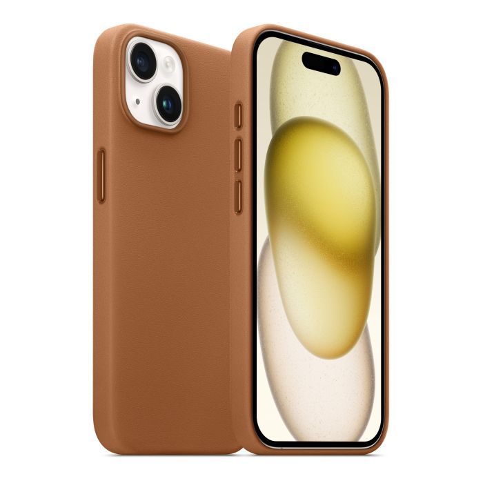 Чехол для мобильного телефона Armorstandart FAKE Leather Case Apple iPhone 15 Grey (ARM76289) изображение 3
