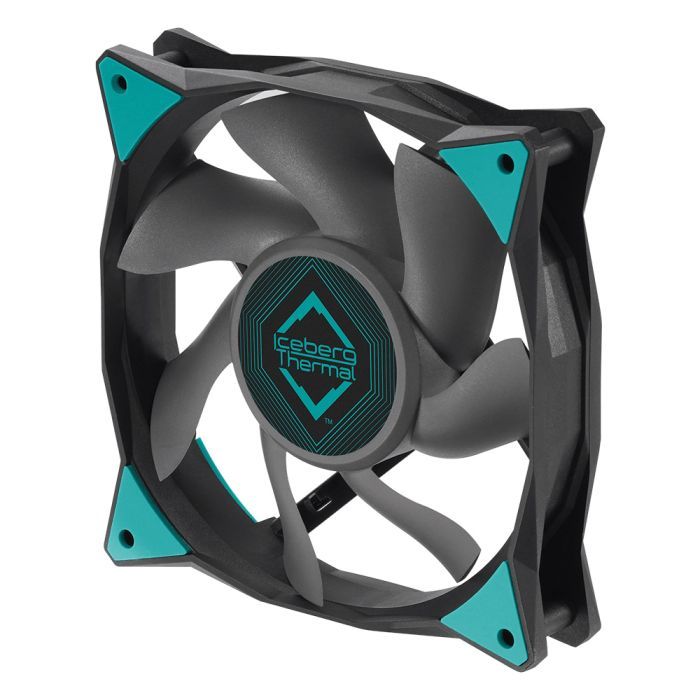 Кулер до корпусу Iceberg Group IceGALE 120mm Black (ICEGALE12-C0A) зображення 2