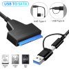 Адаптер USB3.0 Type-A/C HDD 2,5" SATA II/III / SSD Dynamode (DM-AD-SATA-U3) зображення 5