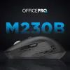 Мишка OfficePro M230B Silent Click Wireless/Bluetooth Black (M230B) зображення 5
