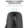 Мишка OfficePro M230B Silent Click Wireless/Bluetooth Black (M230B) зображення 7