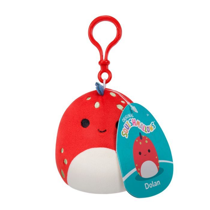 Мягкая игрушка Squishmallows на клипсе – Дино Долан 9 см (SQCP00218) изображение 7
