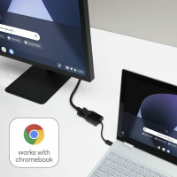 Перехідник USB-C to 2хUSB-C 0.14m (F7U081) Belkin (F2CU037BTBLK) зображення 4