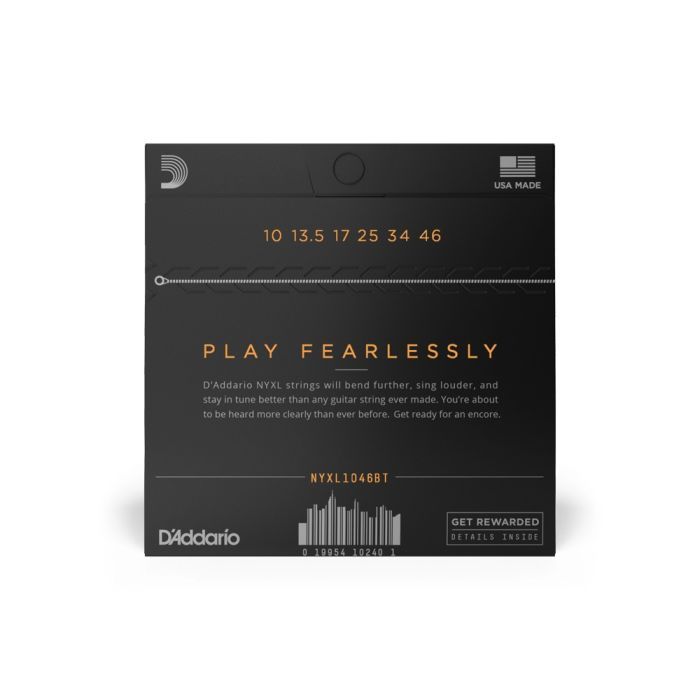 Струни для гітари D'Addario NYXL Balanced Tension Regular Light (10-46) (NYXL1046BT) зображення 3