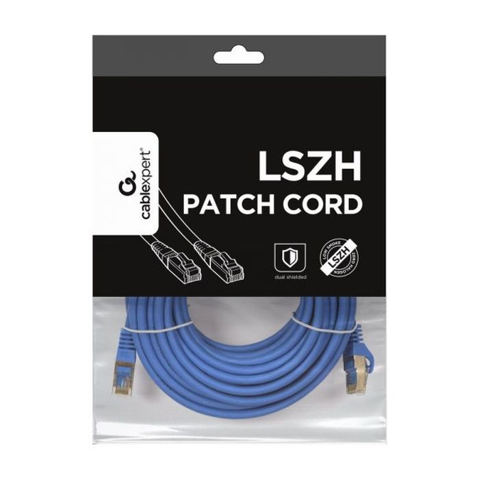 Патч-корд 30м S/FTP Cat 6A CU LSZH blue Cablexpert (PP6A-LSZHCU-B-30M) изображение 3