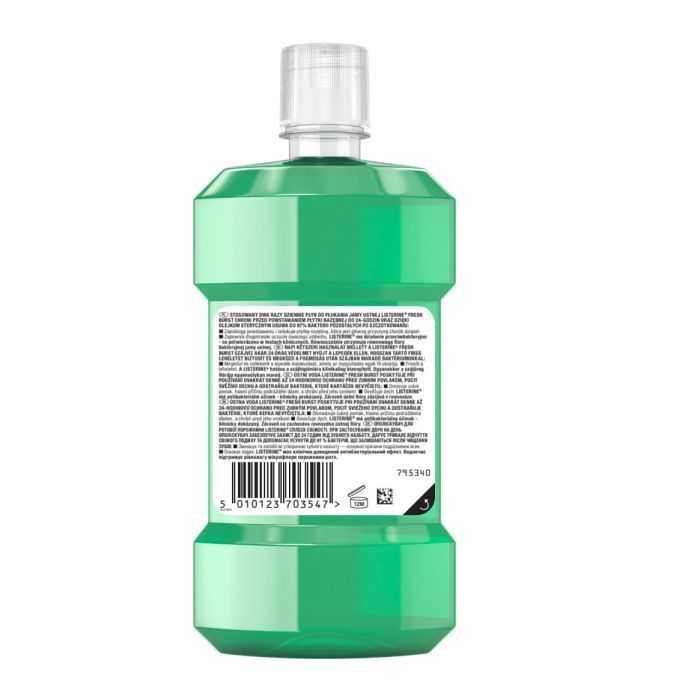 Ополаскиватель для полости рта Listerine Всплеск свежести 250 мл (5010123703431) изображение 2