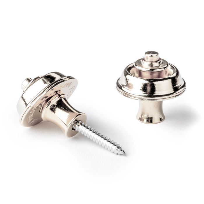 Стреплок для ремня Jim Dunlop Straplok Strap Retainers Original - Nickel (SLS1101N)