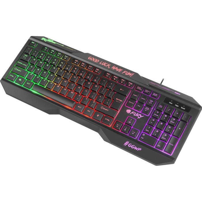 Клавиатура Fury Hellfire 2 LED Backlight USB Black (NFU-1586) изображение 3