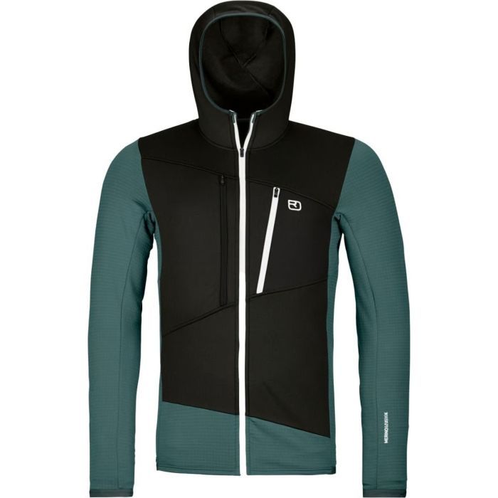 Кофта Ortovox Fleece Grid Hoody Mns dark arctic grey - M (025.001.1148)