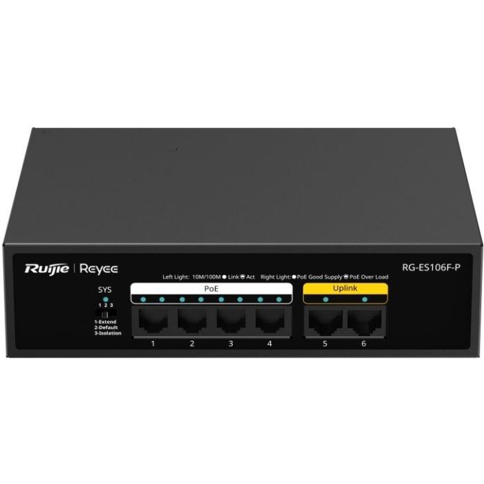 Коммутатор сетевой Ruijie Networks RG-ES106F-P