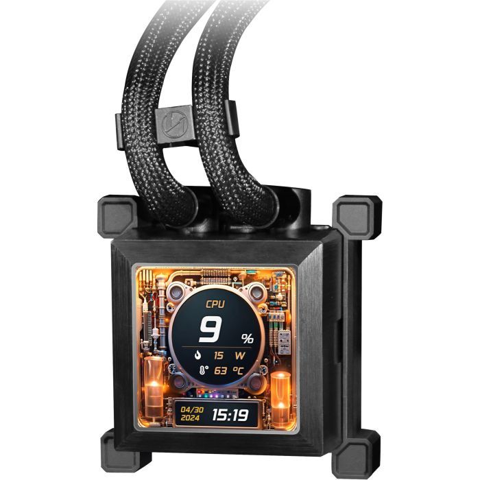Система жидкостного охлаждения Lian Li HydroShift LCD 360R, Black (G89.GHSLCD36RB.00) изображение 3