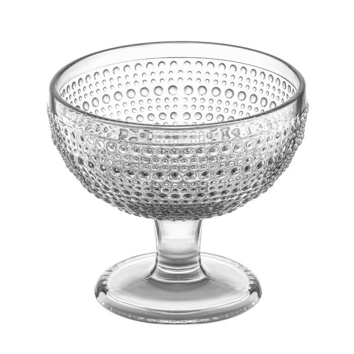 Креманка Ardesto Verbena, 12.8см, скло, сірий (AR5032)