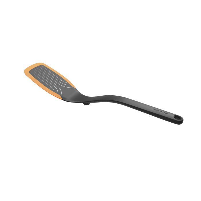 Лопатка кухонна Fiskars Functional Form, 37.3см, пластик, силікон, чорний (1027300)