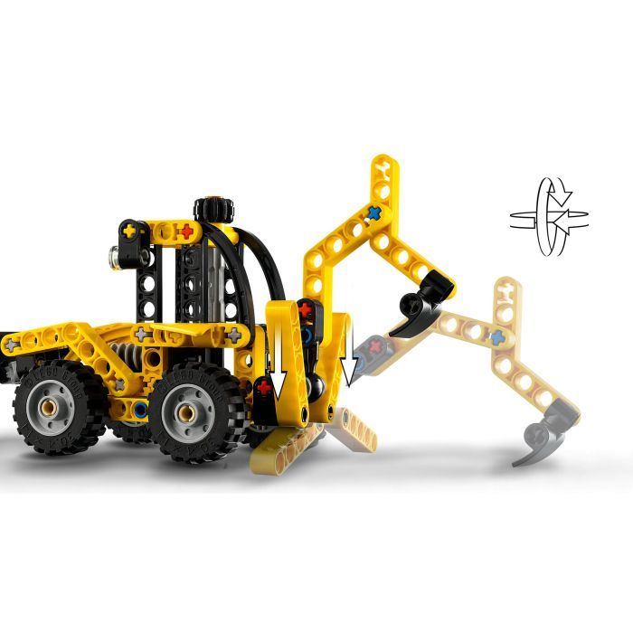 Конструктор LEGO Technic Екскаватор-навантажувач (42197) зображення 6