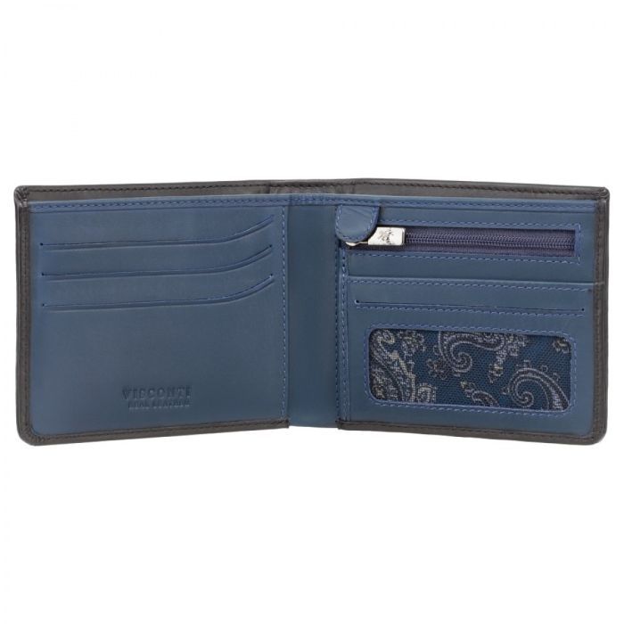 Гаманець Visconti VSL33 TAP-N-GO з RFID Steel Blue-Black (VSL33 BL/BLK) зображення 2