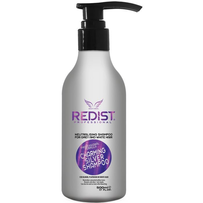 Шампунь Redist Professional Charming Silver Shampoo Против желтизны для светлых волос 500 мл (8697926022920)