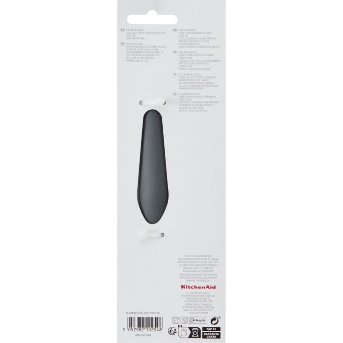 Ложка для мороженого KitchenAid Coreline, 21,6 см, сіра (KAS117OHCGG) изображение 4