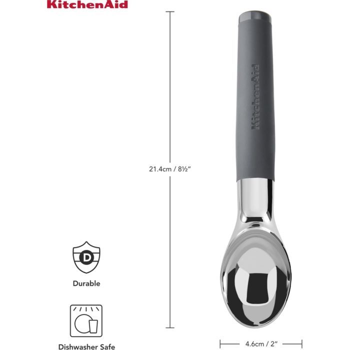 Ложка для мороженого KitchenAid Coreline, 21,6 см, сіра (KAS117OHCGG) изображение 5