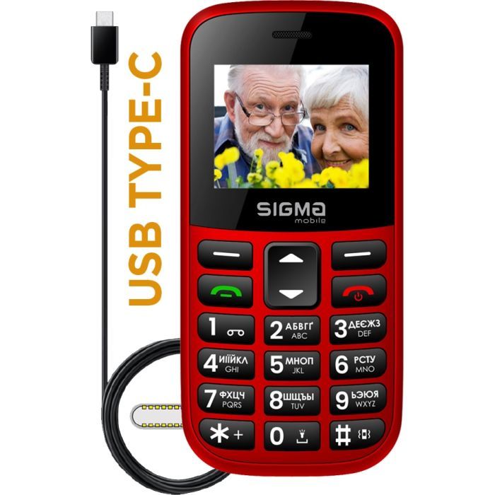 Мобильный телефон Sigma Comfort 50 EASY TYPE-C Black (4827798585214) изображение 2