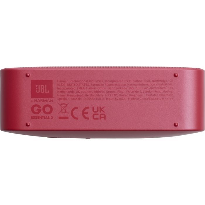Акустическая система JBL Go Essential 2 Red (JBLGOES2REDEU) изображение 7