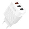 Зарядное устройство XO USB L72 (3A, QC3.0, 3 Usb) + cable Micro USB White (XO-L72-BK) изображение 5