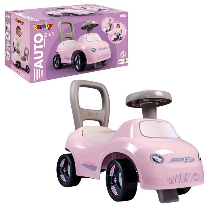 Чудомобіль Smoby рожевий, 54х27х40 см, 10 міс.+ (720542)