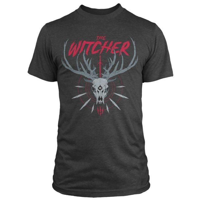 Футболка Jinx The Witcher 3 - Trophy Hunter Charcoal Heather, M (JINX-11010M)