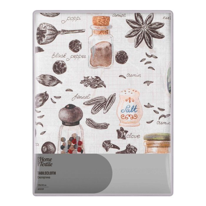 Скатерть Ardesto Spice 90% полиэстер, 10% хлопок 140х180 см (ART08SP)
