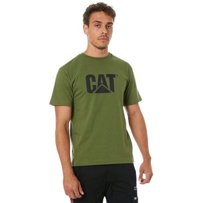 Футболка Caterpillar (CAT) 1510305-12369 оливкова M (882600744894)