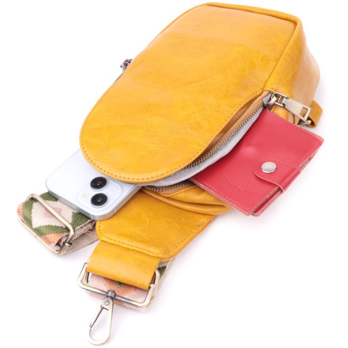 Сумка Vintage З екошкіри Жовта (sale_15118) зображення 9