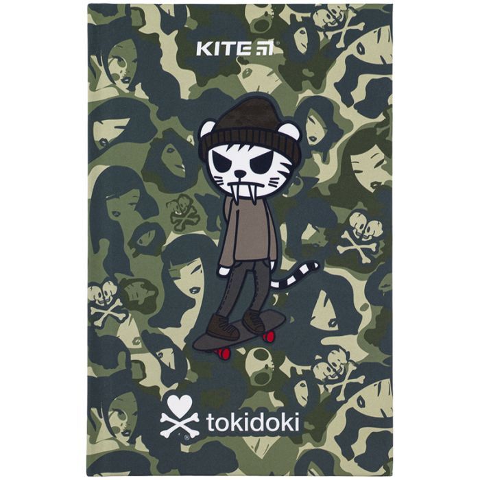 Книга записная Kite tokidoki твердая обложка, А6, 80 листов, клетка (TK24-199-2) изображение 2