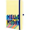 Книга записная Optima Monday А5 128 листов линия желтый (O20812-39) изображение 2