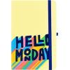 Книга записная Optima Monday А5 128 листов линия желтый (O20812-39)