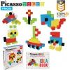 Конструктор Picasso магнитный Tiles Building Cubes 50 деталей (817338023645) изображение 7