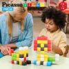 Конструктор Picasso магнитный Tiles Building Cubes 50 деталей (817338023645) изображение 8