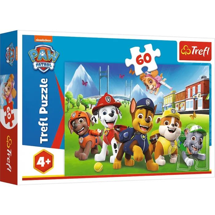 Пазл Trefl Paw Patrol Щенячий патруль на траве 60 элементов (5900511173758)