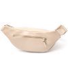 Сумка Grande Pelle Кожаная на пояс Бежевая (11357) изображение 2