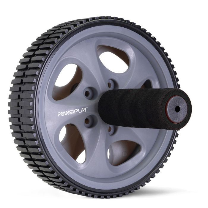 Ролик для пресса PowerPlay Exercise Wheel Сірий (PP_4345)