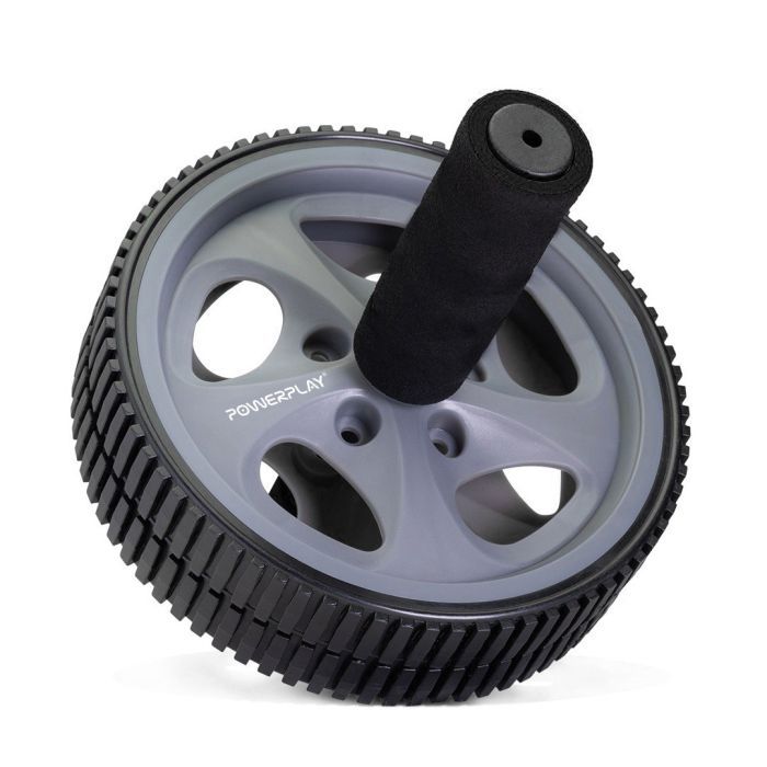 Ролик для пресса PowerPlay Exercise Wheel Сірий (PP_4345) изображение 2
