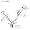 Кронштейн OfficePro MA902G Plus зображення 12